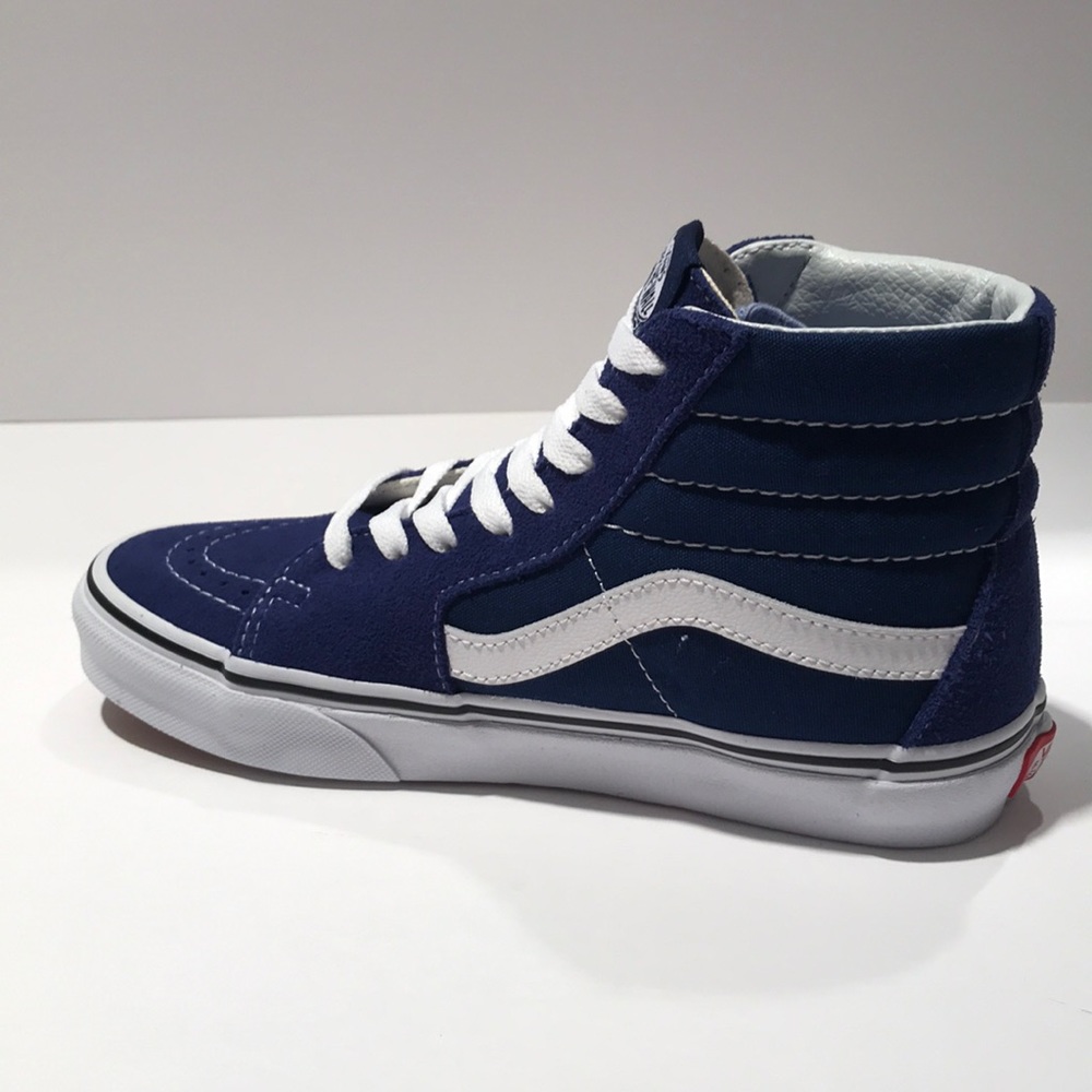 Vans sk8-hi estate blue canvas  sneaker shoes new - Picture 3 of 5